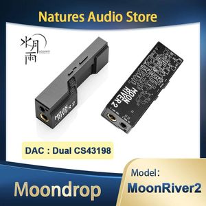 Mikser Moondrop Moonriver 2 Moonriver2 HIFI Taşınabilir Kod Çözücü DAC DUAL CS43198 AMP Kulaklık Amplifikatörü DSD256