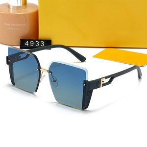 occhiali da sole di moda rotondo a doppio ponte modello di alta qualità 4933 donne maschi occhiali da sole con custodia in pelle nera o marrone e ret232q