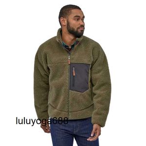 Designer New Half Zippe Jackets Mens Fleece Jacket Thick Wonmen Warm down Classic Retro Autumn Winter Couple Models Lamb Pant Cashmere Coat jacket