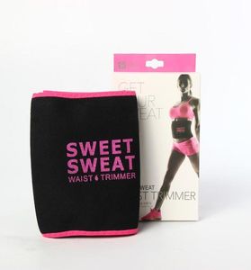 Ny förpackning av bantningsbälte midja Trimmer Fitness Stripes Sweet Sweat Belt Z130214638789