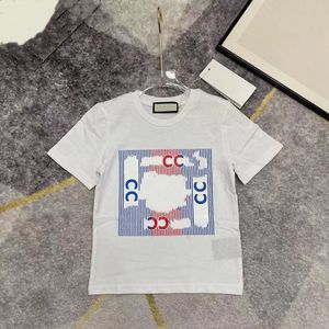 Nyaste t -shirt uxury designer barn slöja modemärke brittiska modemärke sommar barns skatter och flickor bomullsskjortor aaa