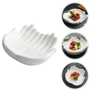 Dinnerware Sets Plate Dinner White Serving Platters Trinket Ceramic Dish Ceramics Convenient Sushi