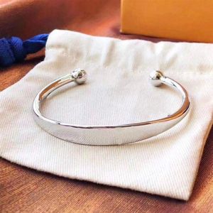 Toppkvalitet 925 Sterling Silver Armband Öppnande Justerbart stöd Silverarmband för män och kvinnor smycken armband mode TRE230A