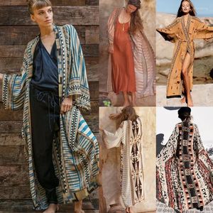 Frauen Badebekleidung Strickjacke Lose Lose großer Vertuschungen Baumwollfestival Outfit für Frauen 2023 Badeanzug Boho Kleidung Bohemian Swimwears