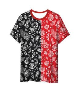 新しい3Dプリント因果服バンダナパターンファッションメンズ女性TシャツプラスサイズS7XL 0147906009
