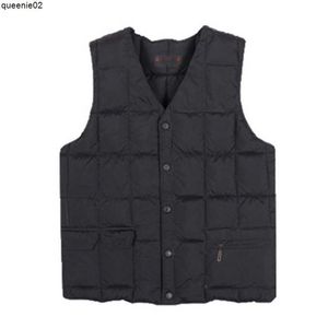 Men's Vests Autumn and winter men's wear large cotton vest waistcoat fat man's warm down