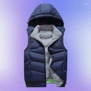 Gilet maschili gilet a doppia faccia indossano uomini autunno e inverno versione della giacca imbottita con giacca berlina