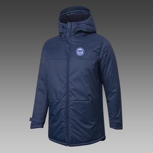 Portsmouth Men's Down Winter Outdoor leisure sports coat Outerwear Parkas Team emblems customized