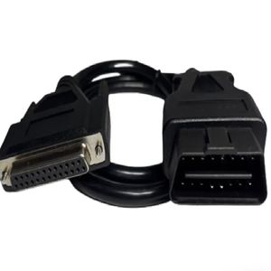 16pin obd2 maschio a db25pin femmina motori automobilistico di estensione strumento diagnostico della linea di estensione