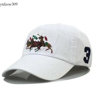 Polo Caps Designer Dad Hut Baseballkappe für Männer und Frauen berühmte Marken Baumwollverstellbare Schädel Sport Golf gebogene Sunhat