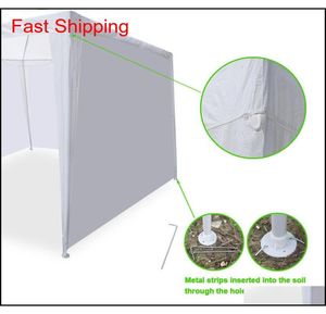 10 X 20039 Outdoor Gazebo Party Tent W 6 Side Walls Wedding Canopy Cater Events Hzipt4855122