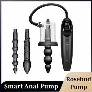 Sexualmassagebaste intelligente Stecker Pumpe Elektrische Analprostata Vestibularsaugstimulation Flirt Silikon