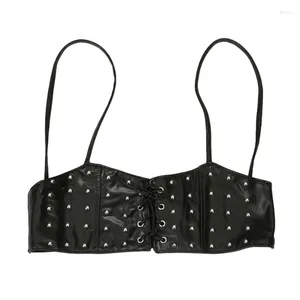 Gürtel Damen Schnürung Korsett Bustier Sexy Underbust Korsetts Tops Tops