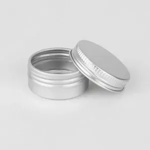 Garrafas de armazenamento atacado 10g de frascos de creme de alumínio vazios com tampa de parafuso 10 ml latas de alumínio Recipiente labial 100pcs Lin4739