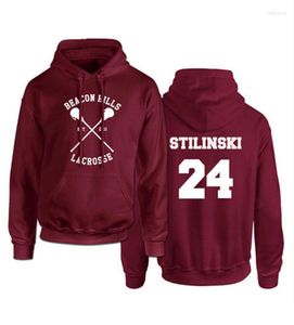 Men039s Hoodies Teen Wolf Hoodie Men Stilinski 24 Lahey McCall Pullover Bluza Mężczyzna Druku