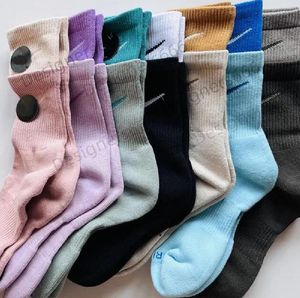 Дизайнерские носки мужские женские спортивные носки, вышитые алфавит и баскетбольный футбол, двойная быстра