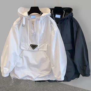 Prrra Original renewable nylon hooded jacket for men and women outdoor windproof waterproof jacket Windbreaker