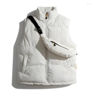 Giubbotti da uomo uomini invernali riscalda il giro di cotone di cotone costiera marca di moda porto vento piccolo body bot gilet a 8 colori