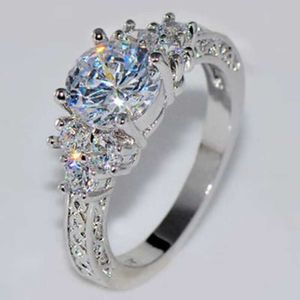 Jewelry Eight Hearts and Eight Arrows Zircon Ring Popular Engagement Ring Hand Jewelry