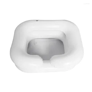 Badtillbehör Set Travel Shampoo Basin Sink Double Layer Footbath för funktionshindrade uppblåsbara badkarbäddhjälpmedel