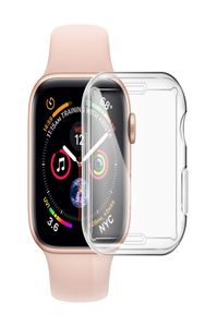 360 Full Front Curved edges Transparent Cases Clear Soft TPU With Screen Protector For Apple Watch iWatch Series 2 3 4 5 6 7 41MM 1959866