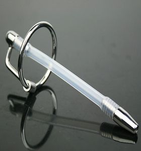 Urethrals Sound Urethral Spielzeug Penis -Stecker Edelstahl Keuschheitsgürtel Metallhahn Cage Leder Bondage Gear BDSM Toys Anal Jewelr5553239