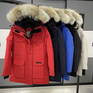 Jaquetas masculinas ganso down jacket masculino e feminino colar de gola de visita casal casal de inverno moda ao ar livre espessada roupas de grife personalizado