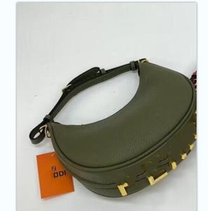 Fendibags Luxury Fendidesigner Bag Designer Bag Crossbody Bag Disco Bag Läder kamerapåse Justerbar läderband Handväska Fendidesigner Bag Women 809