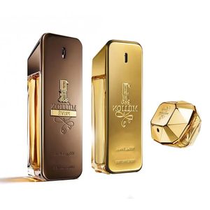 perfumes Gift parfum rabanne Gold Million perfume man 100ml with long lasting time Million Spary perfume