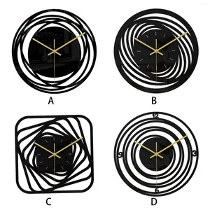 Väggklockor fashionabla klocka Mute rörelse akryl hängande för vardagsrum sovrum dekoration