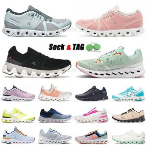 På moln Barbie Pink och White Casual Shoes Tops Low Mens Womens Cloud 5 X X3 Monster Nova Surfer Vista Swift Cloudnova CloudMonster CloudSwift 3 Runner Vandring Sneaker