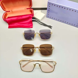 2023 New Gujia Metal Inverted Frame 1279 Lightweight Exquisite Half Open Screen Sunglasses Trendy and Fashionable