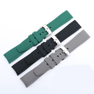 Good quality Brand Rubber Strap For LEX SUB 20mm Soft Durable Waterproof Watch straps watches Band Accessories With Original Steel Buckle