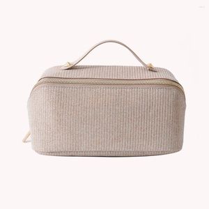 Bolsas de cosméticos Bolsa organizadora PU Bolsa multifuncional bolsa de armazenamento de maquiagem