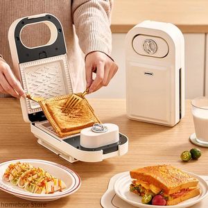 Brödtillverkare 650W Electric Sandwich Maker Multifunktionell Waffle Machine Toaster Baker Breakfast Takoyaki Pancake Donuts Sandwichera