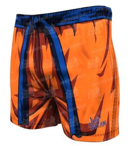 Men039S shorts harajuku cosplay anime karaktär rolig goku 3d tryckt lös strand badkläder korta byxor3103721