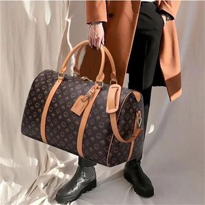 En Kaliteli Yeni Erkekler Duffle Bag Seyahat Çantaları El Bagaj Seyahat Çantaları Erkekler PU Deri Çantalar Büyük Crossbody Çantalar TOOT 55cm