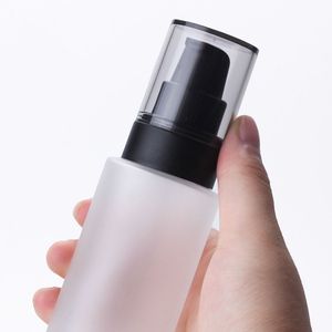 Bästa pris 100 ml 120 ml frostad flaska med lotionpump