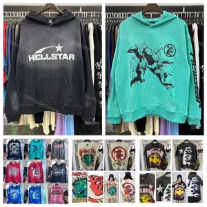 Hellstars Hoodie Mens Designer Hoodies Men Hoodies Pullover عالية الجودة قميص Hellstar Hoodios طباعة طويلة الأكمام شارع الهيب هوب النسخة الصحيحة