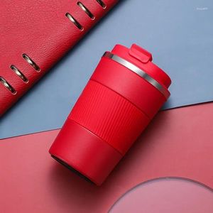 Vattenflaskor Creative Isolation Cup Internet Red Portable 304 rostfritt stål kaffe