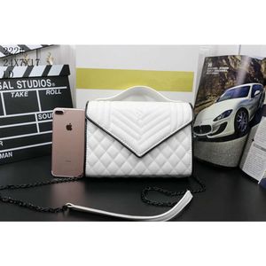 Designer Yls Bag Fashion Women's Borse Ys Nuova spalla singola a croce a V Cover Cover Cover Contrast White White White