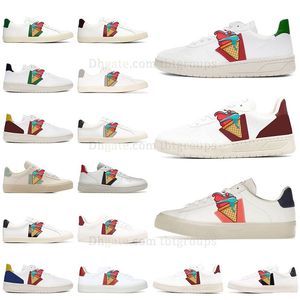 2024 new Vejashoes loafers designer shoes mens womens vejaa vej campo low chromefree leather white pink red light blue mint green multicolor platform sneakers woman