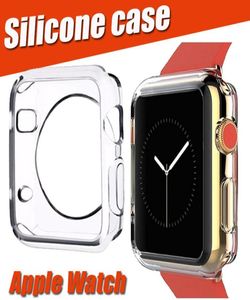Case to Apple Watch Ultra SE Series 8 7 49 mm 41 mm 45 mm 40 mm 44 mm Cienki, szczupły przezroczysty Crystal Clear Miękki Silikon TPU PRO4836960