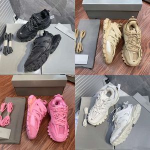 10A Designer -Trainer Männer Frauen Sneakers Track 3 3.0 Mesh Schuhe Nylon Gummi -Bahnsteig -Trainer klassischer Leder -Sneaker -Schnüre -up -Zweiter Chaussures Mode mit Kasten