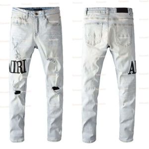 Jeans lila jeans designer jeans för mens pant staplade jeans ksubi jeans jnco jeans män baggy denim tårar europeiska jean hombre mens byxor byxor biker 6348