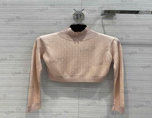 Designer Cardigan Womens Pullover Jumper Mode Ganzkörper gedruckter Stand Halsband Pullover Pullover Tops Casual Pendeln Strickwege Ca3063773