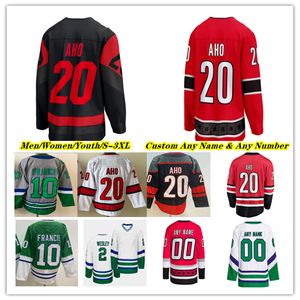 Sebastian Aho Canes Jersey Brent Burns Martin Necas Andrei Svechnikov Brady Skjei Staal Teuvo Teravainen Frederik Andersen Michael Bunting Seth Jarvisis