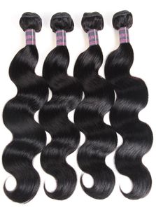 2021 4st Lot Brazilian Virgin Hair Extensions Body Wave Hair Weave Whole Human Hair Bundles Wefts for Women All Ages Natural8735589
