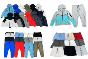 Trevlig sportkläder teknisk fleece jogging kläder set mens fullzip hoodie sportbant designer huvjackor kvinnor rymd bomull Coat6188390