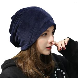 Berets Stylish Ladies Hat for Women Beanie Fall Fashowal Dress Up (granat)